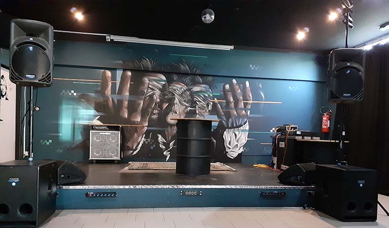 Palco per musica dal vivo